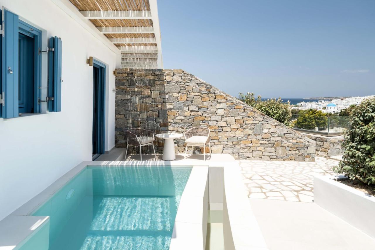 Aura Suites Paros Náusza Kültér fotó