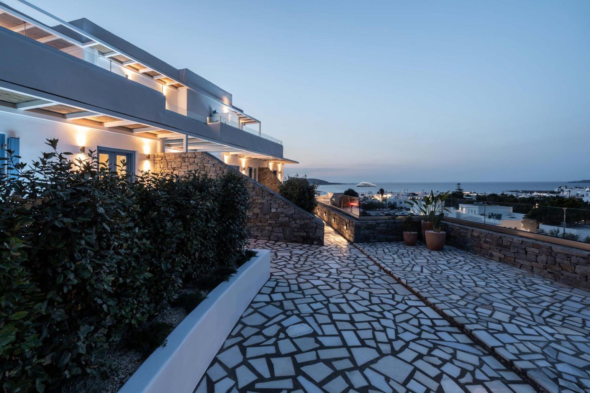 Aura Suites Paros Náusza Kültér fotó