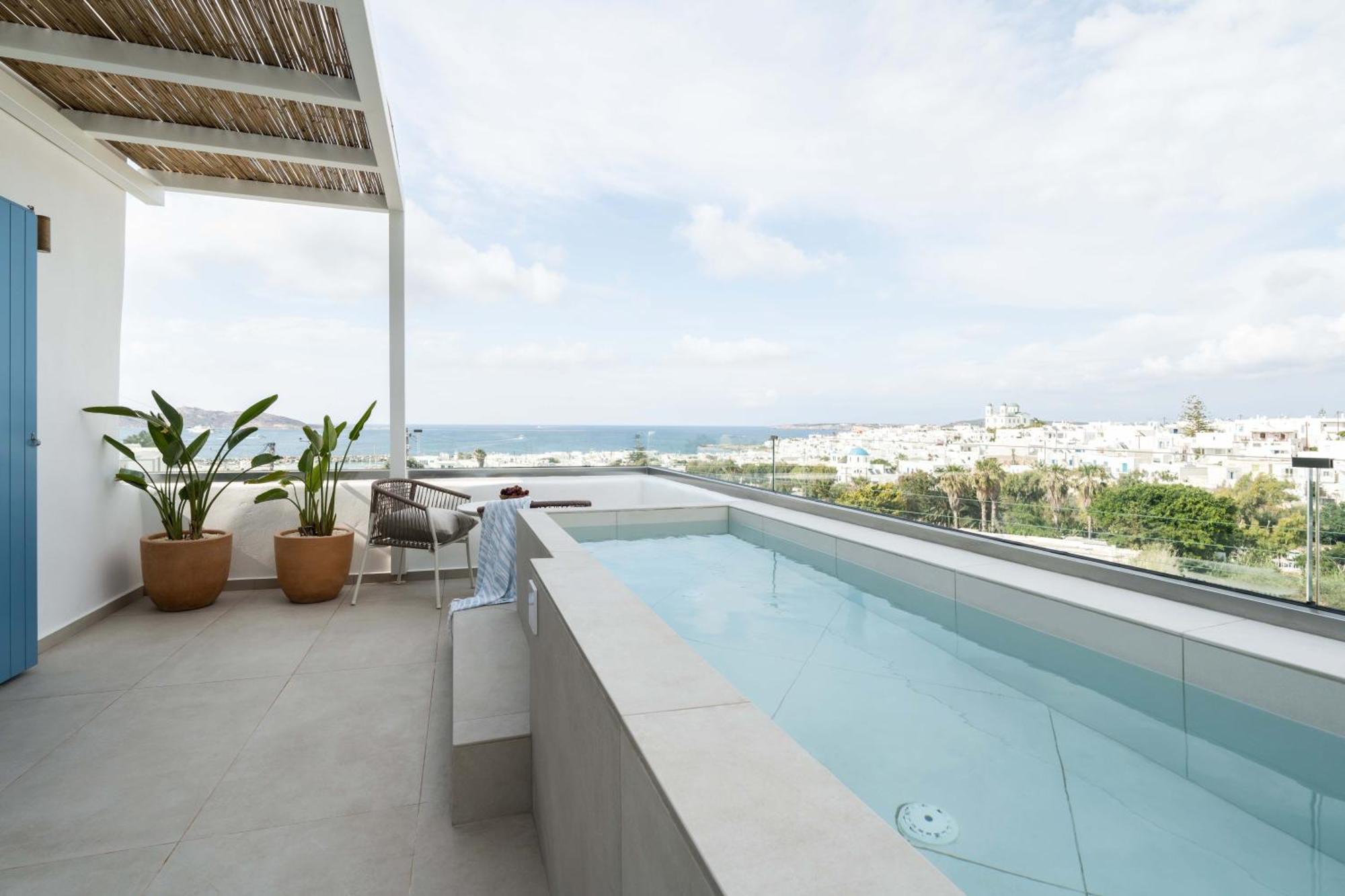 Aura Suites Paros Náusza Kültér fotó